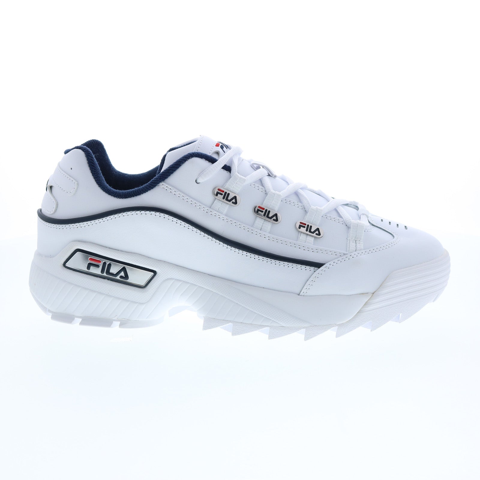 Fila Hometown Mens White Leather Lifestyle Sneakers Shoes 10.5 - Ruze Shoes