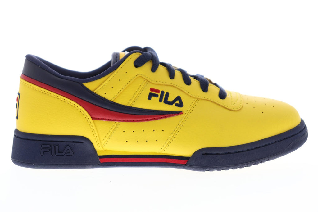 Fila Original Fitness 1FM00081-732 Mens Yellow Casual Low Top Sneakers ...