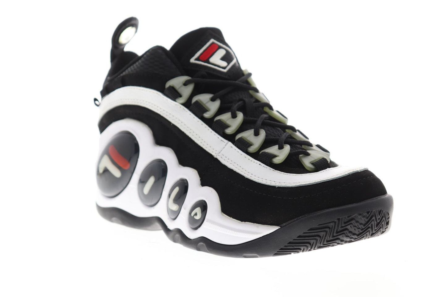 Fila Bubbles 1VB90158-113 Mens Black White Casual Basketball Sneakers ...
