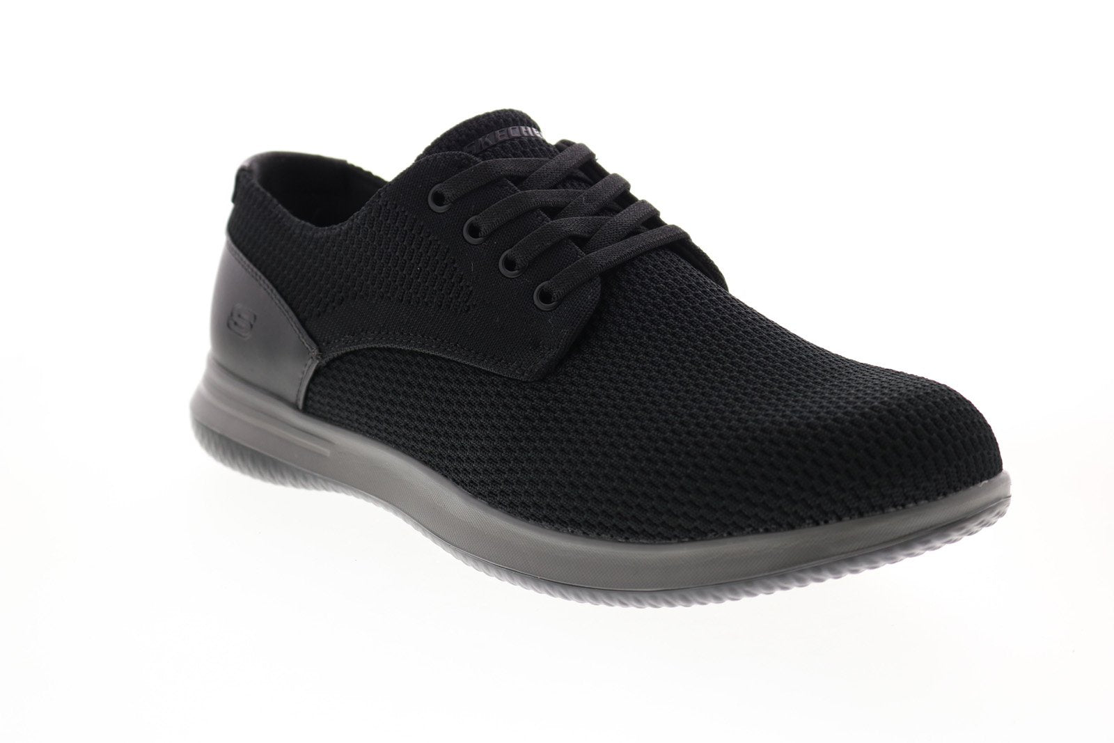 Skechers Darlow Velogo 204090 Black Oxfords & Ups Plain Toe - Ruze Shoes
