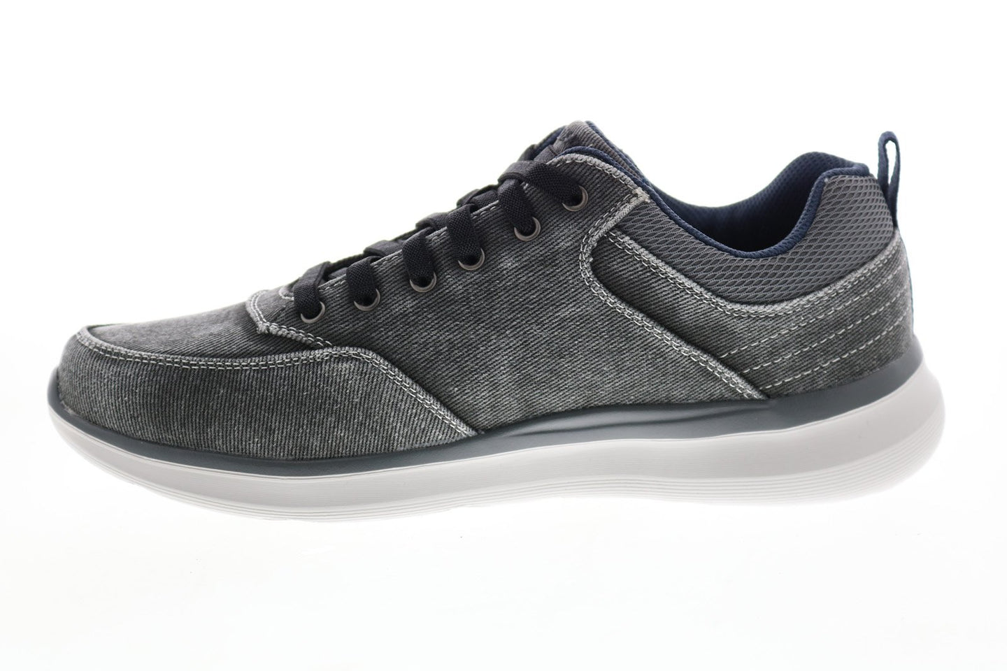 Skechers Delson 2.0 Kemper 210024 Mens Black Lifestyle Sneakers Shoes ...