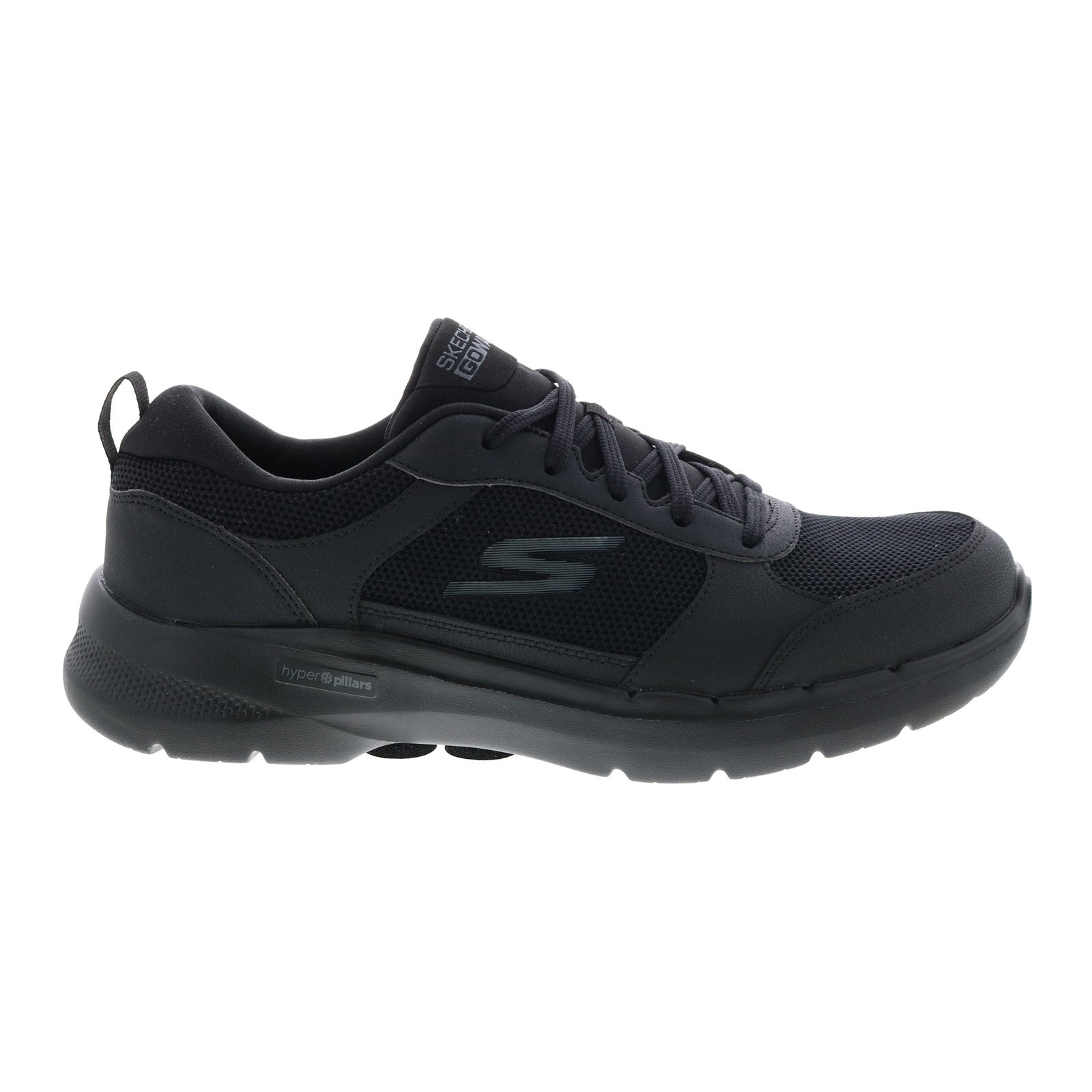 Skechers Go Walk 6 Complete 216203 Mens Black Athletic Walking Shoes - Ruze