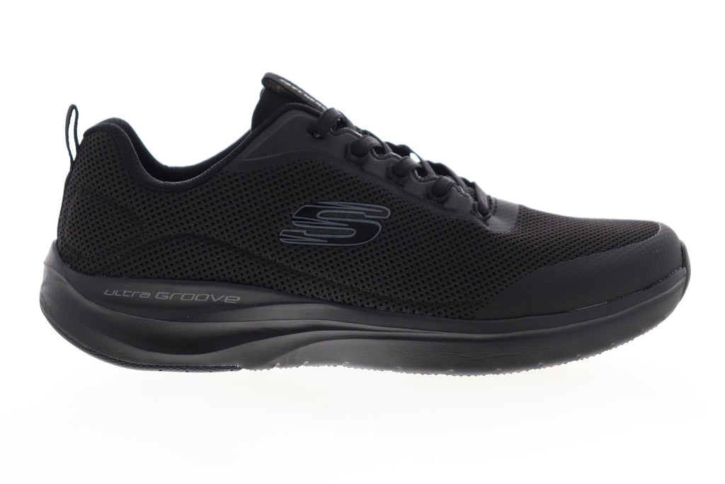 Skechers Ultra Groove Live Session 232031 Mens Black Lifestyle Sneaker ...