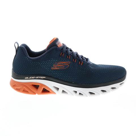 Skechers Glide Step Sport Mens Blue Lifestyle Sneakers Shoes - Ruze Shoes