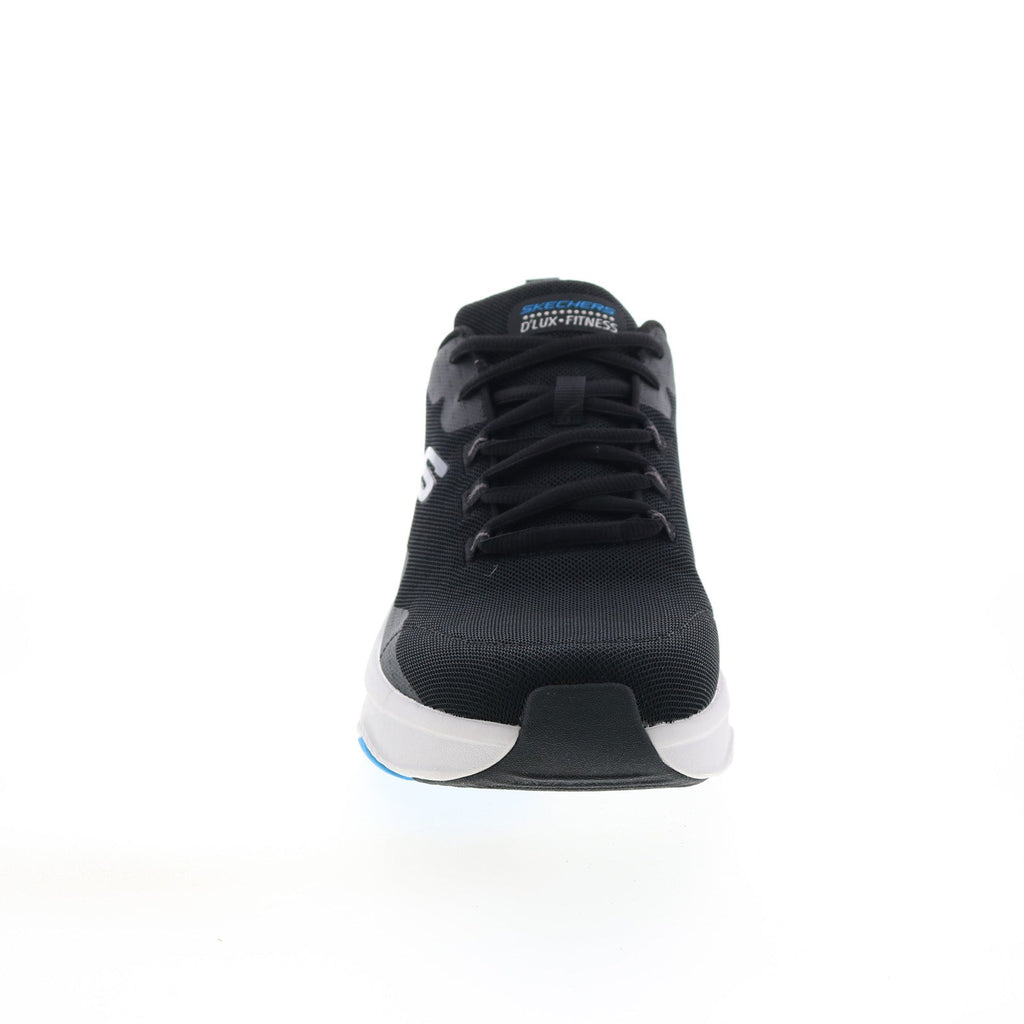 Skechers D'Lux Fitness Roam 232358 Mens Black Canvas Lifestyle Sneaker ...