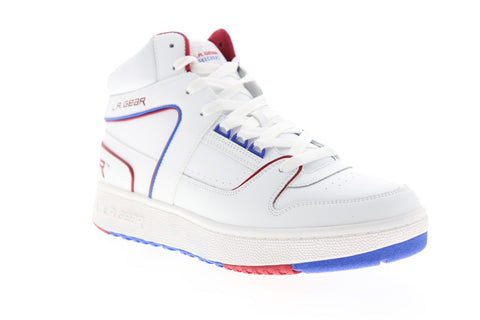 Gear 237063 Mens White Leather Basketball - Ruze Shoes