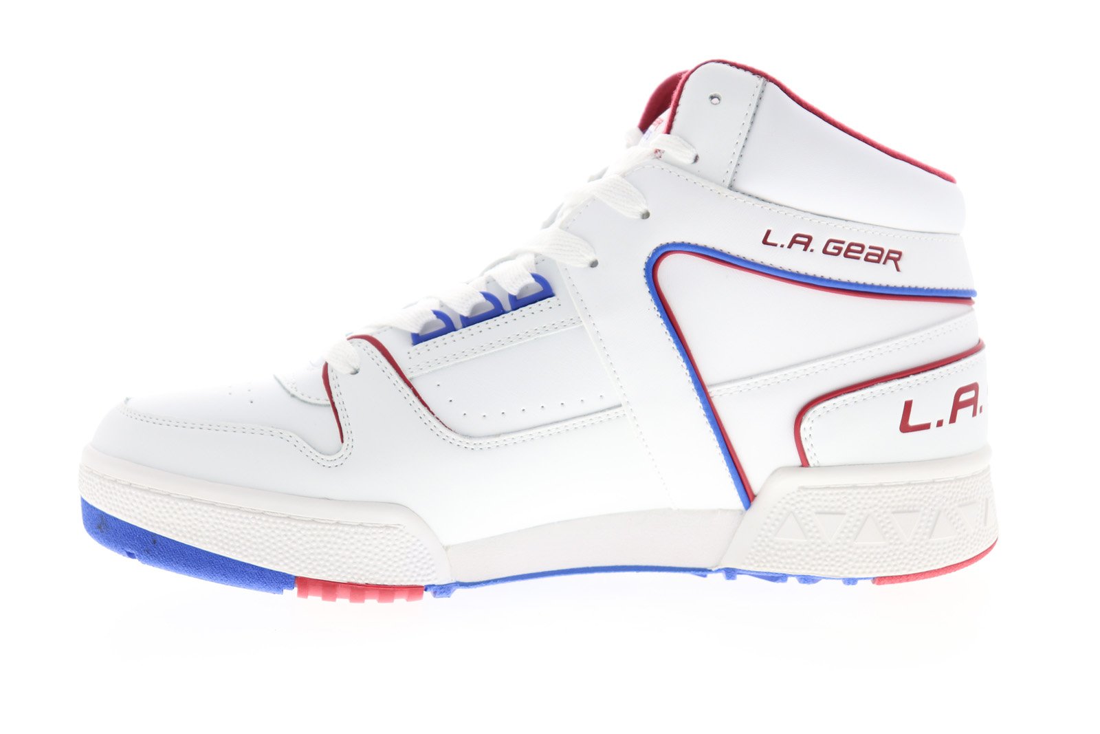 Gear 237063 Mens White Leather Basketball - Ruze Shoes