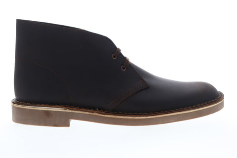 Rústico Maravilloso Transparente Clarks Bushacre 2 26034135 Mens Brown Leather Lace Up Chukkas Boots - Ruze  Shoes