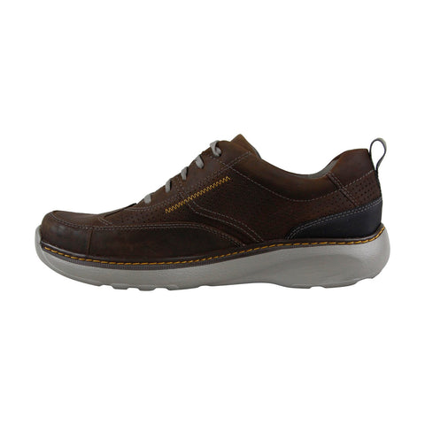 Babosa de mar perdonar Excelente Clarks Charton Mix 26115001 Mens Brown Leather Lace Up Lifestyle Sneak -  Ruze Shoes