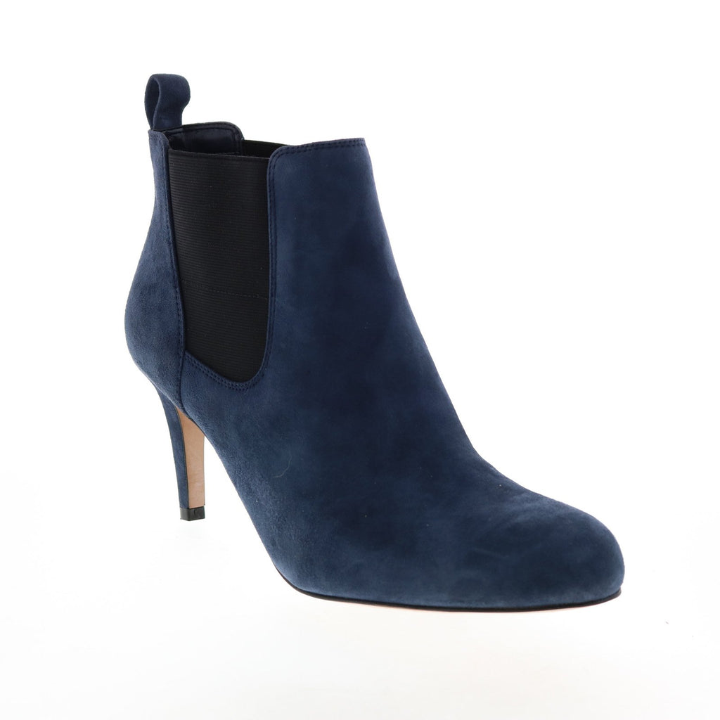 Clarks Carlita Quinn 26118534 Womens Blue Suede Ankle & Booties Boots ...