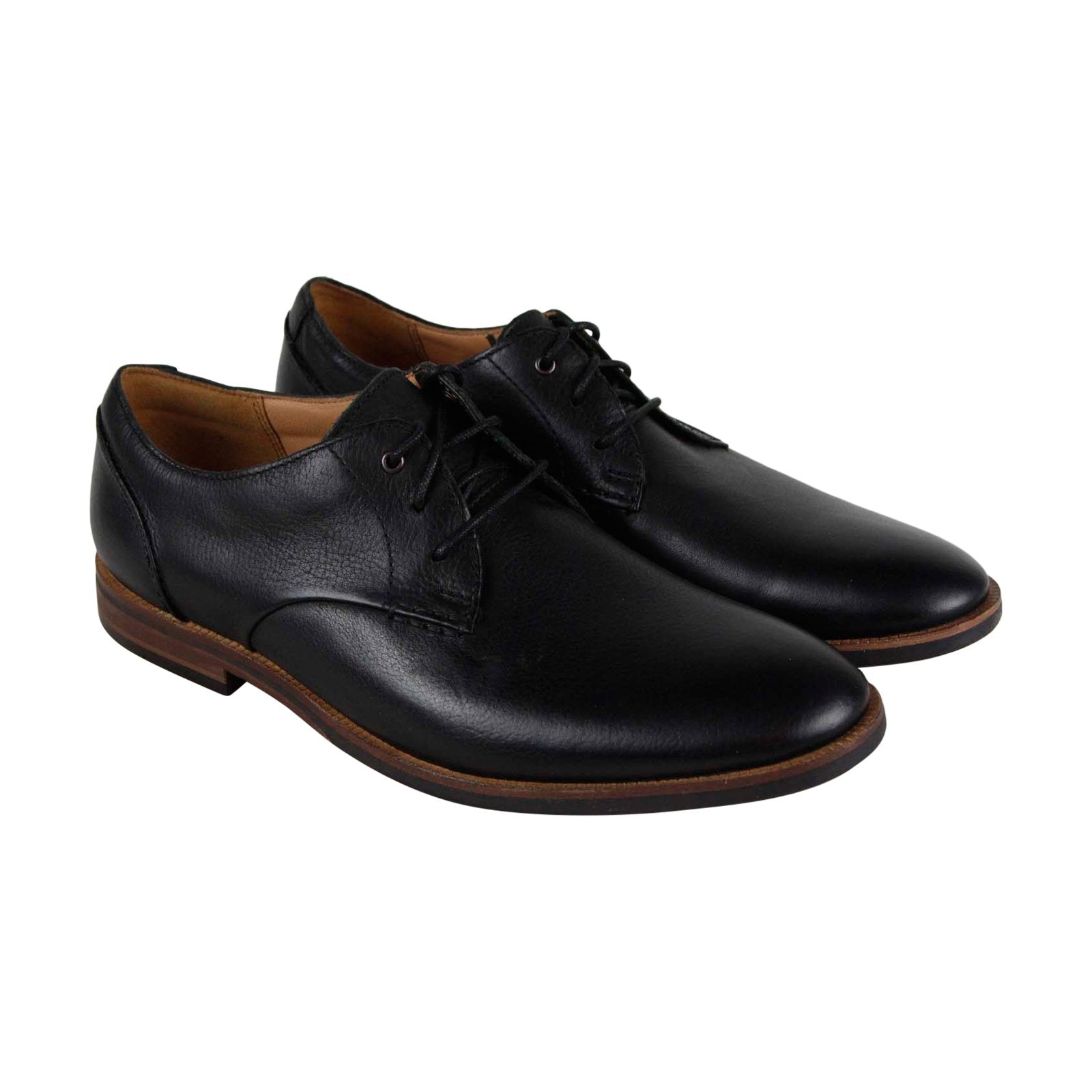 Clarks Walk 26123860 Black Leather Lace Up Plain Toe Oxford - Ruze Shoes