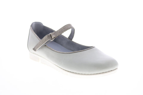 Clarks Tri Axis Womens Gray Leather Jane Flats Shoes 10 - Ruze Shoes