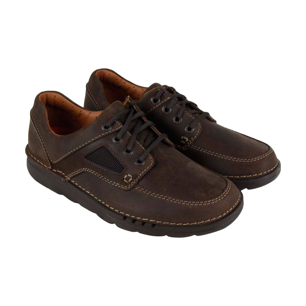 Clarks Unnature Time 26127943 Mens Brown Wide 2E Lifestyle Sneakers Sh ...