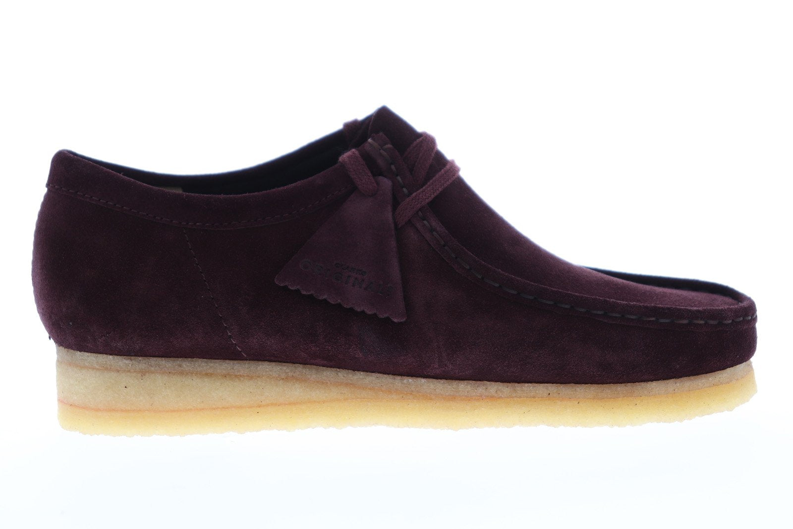 Clarks Wallabee 26128510 Mens Burgundy Oxfords & Lace Ups Plain Toe Sh ...