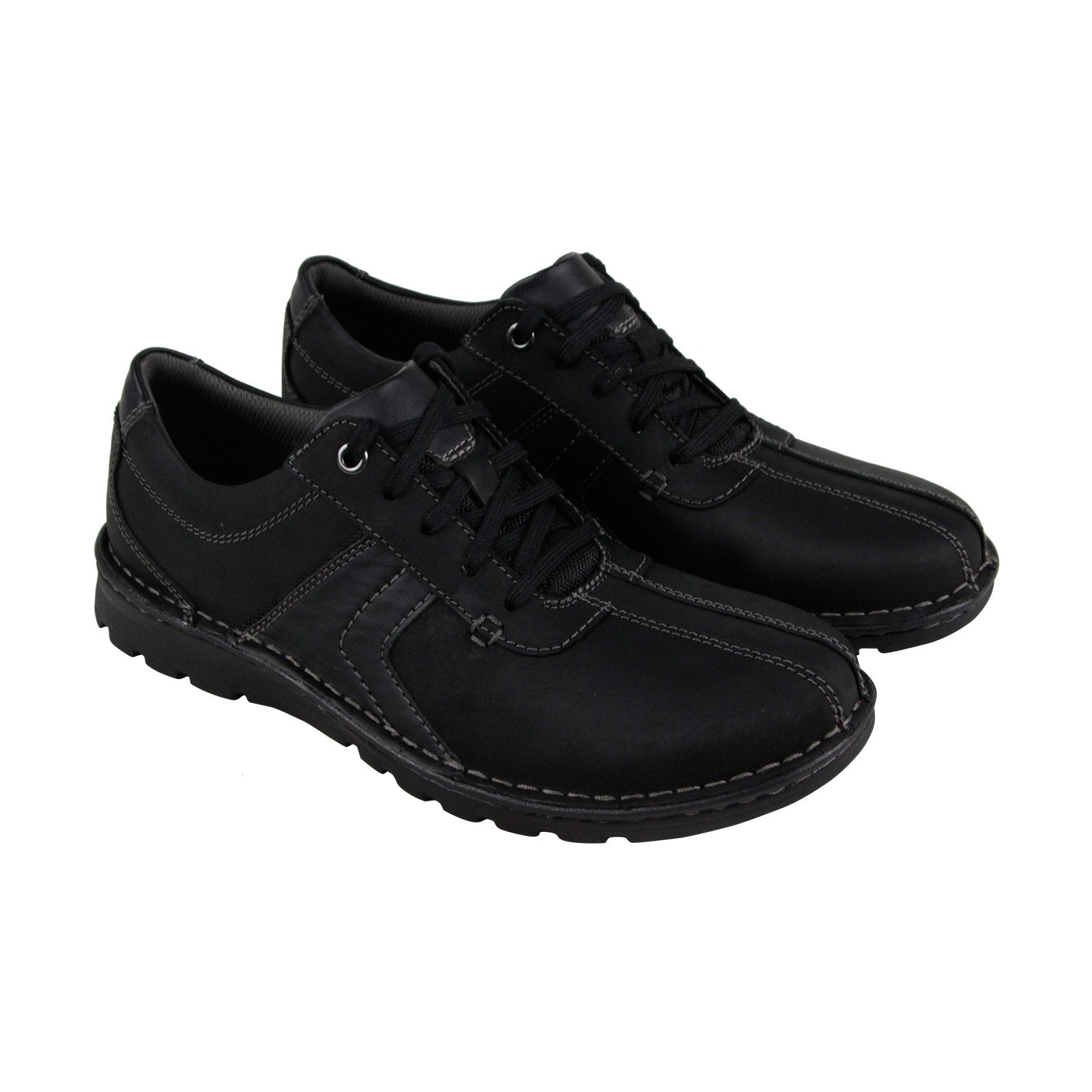 Energizar humedad Obediencia Clarks Vanek Walk 26130226 Mens Black Wide 2E Leather Lifestyle Sneake -  Ruze Shoes