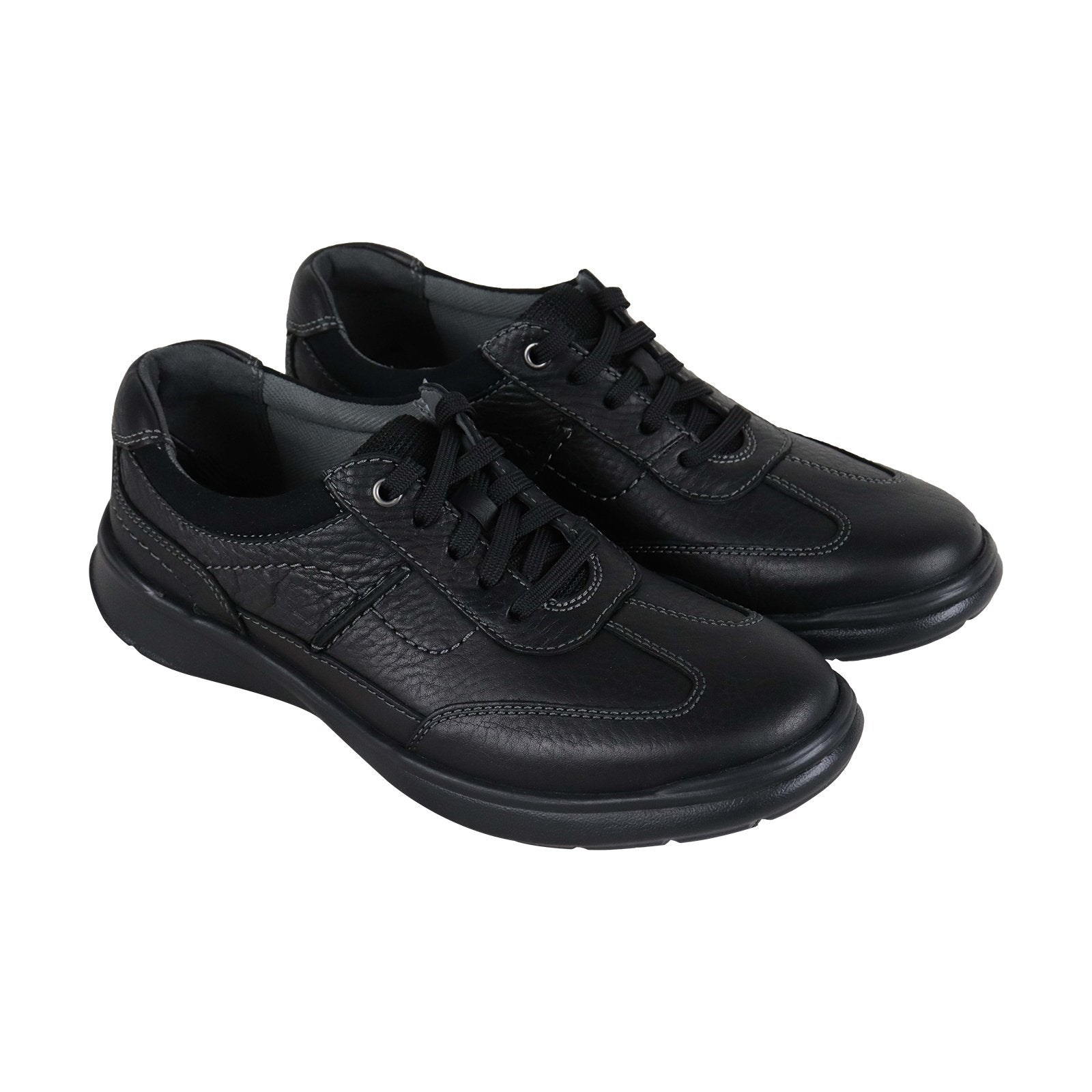 Sherlock Holmes Revelar interrumpir Clarks Cotrell Style 26131571 Mens Black Leather Lifestyle Sneakers Sh -  Ruze Shoes