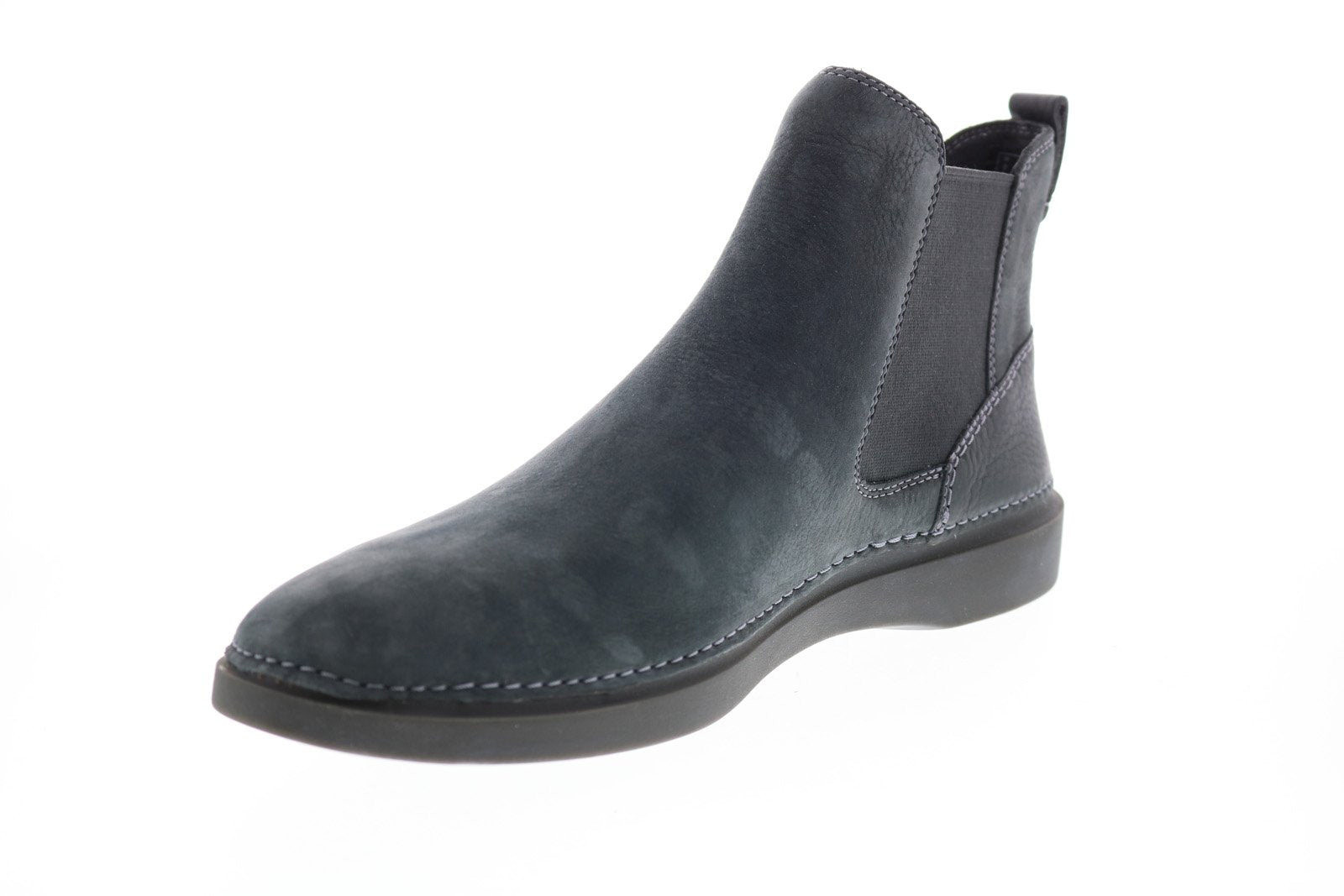 Rítmico Sedante casamentero Clarks Hale Mid 26135897 Mens Gray Nubuck Slip On Chelsea Boots - Ruze Shoes