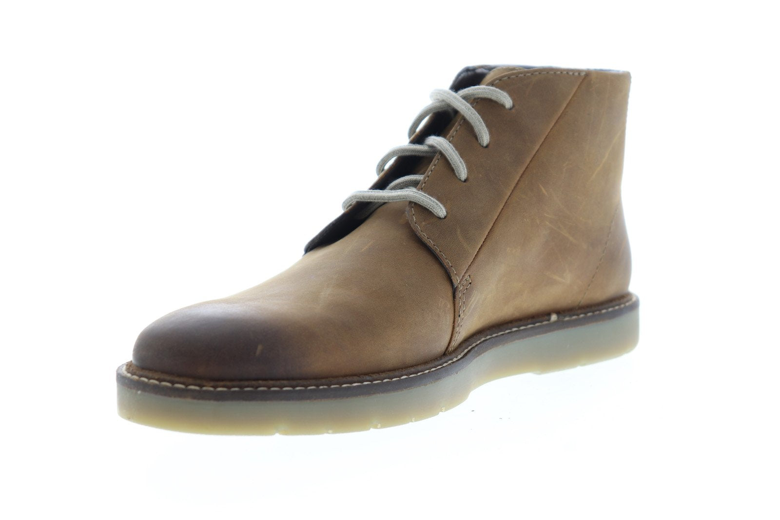 Inminente mosaico Maravilloso Clarks Grandin Mid 26136449 Mens Brown Leather Lace Up Chukkas Boots - Ruze  Shoes