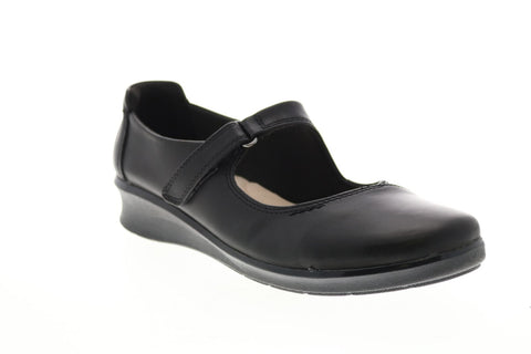 Temblar Brote Higgins Clarks Hope Henley 26137185 Womens Black Wide Mary Jane Flats Shoes - Ruze  Shoes