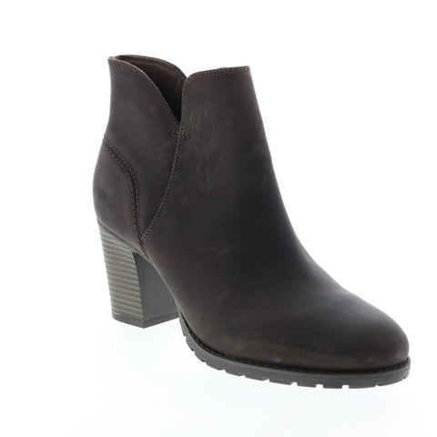 bruja Hectáreas Museo Guggenheim Clarks Verona Trish 26137333 Womens Brown Leather Ankle & Booties Boot -  Ruze Shoes