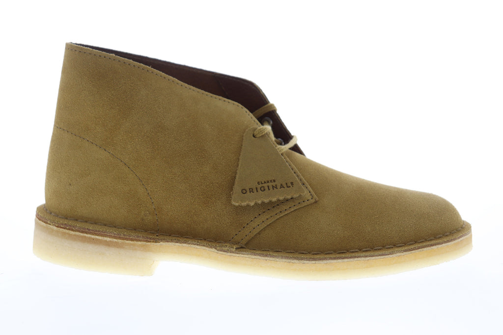 Clarks Desert Boot 26144231 Mens Tan Brown Suede Mid Top Lace Up Deser ...