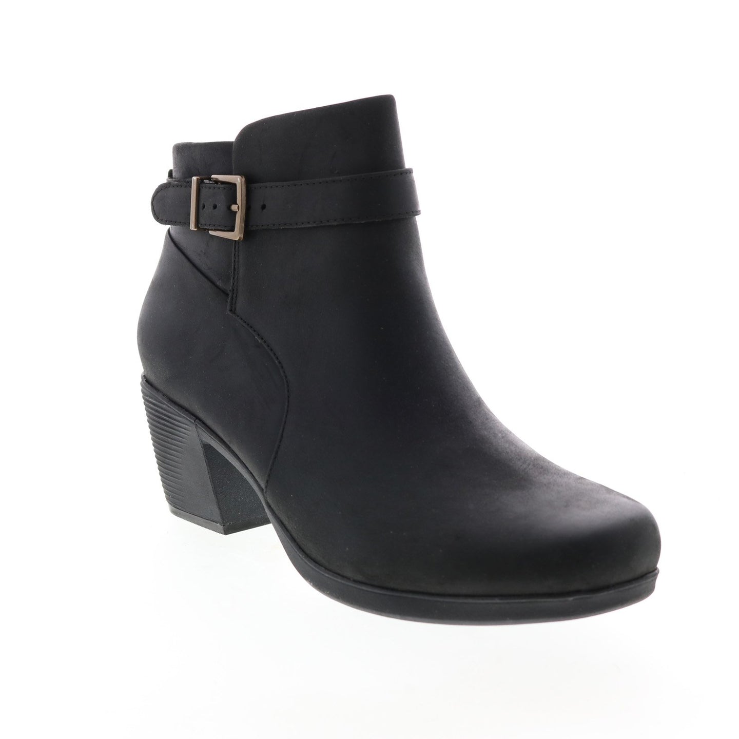 Clarks Un Lindel Lo 26145205 Womens Black Leather Ankle & Booties Boot ...