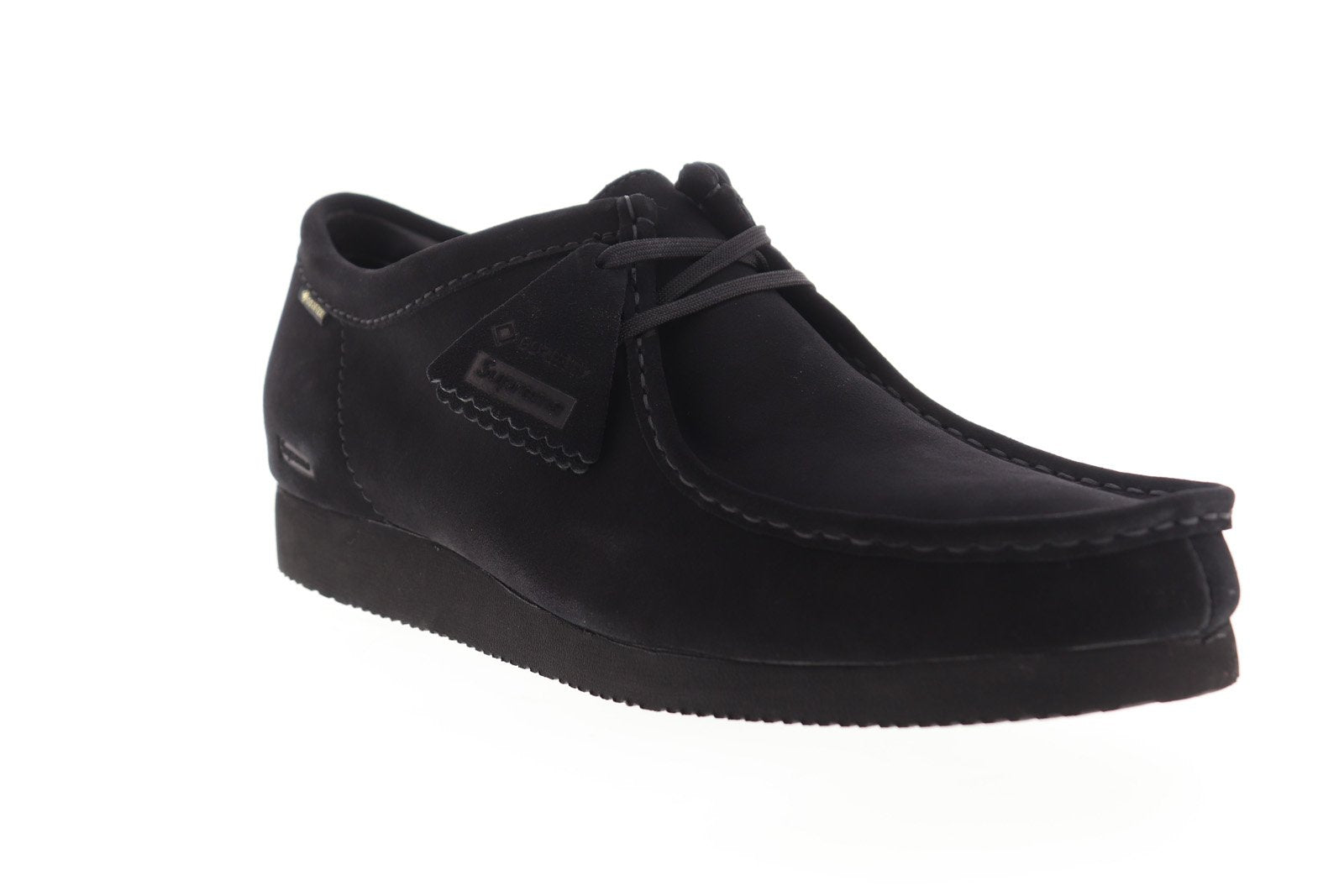 Clarks Wallabee Gore-Tex GTX Supreme Mens Black Oxfords Plain