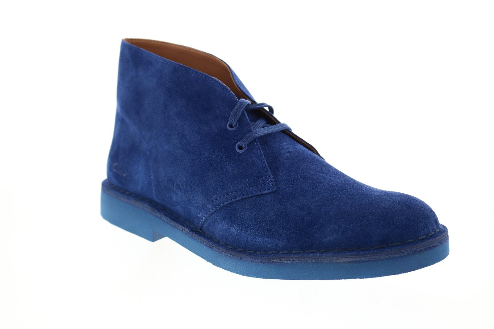 desert boots blue suede