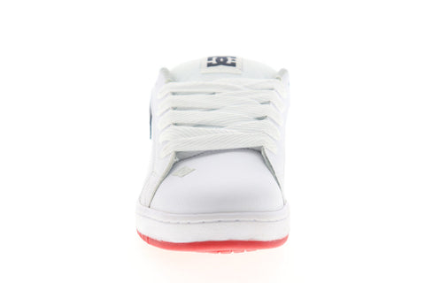 dc white leather shoes