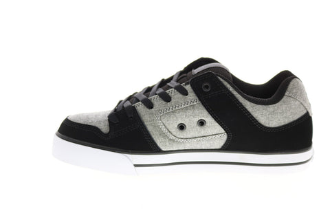 DC Pure 300660-DGT Mens Gray Nubuck Skate Inspired Sneakers Shoes  -  Ruze Shoes
