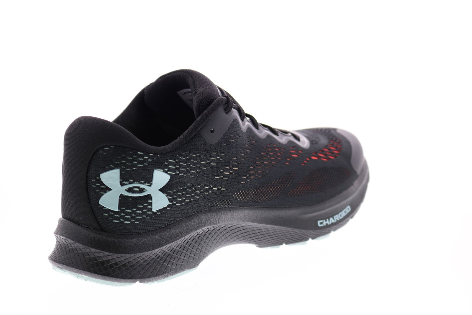 Under Armour Charged Bandit 6 Mens Black Mesh Lace Up Athletic Running ...