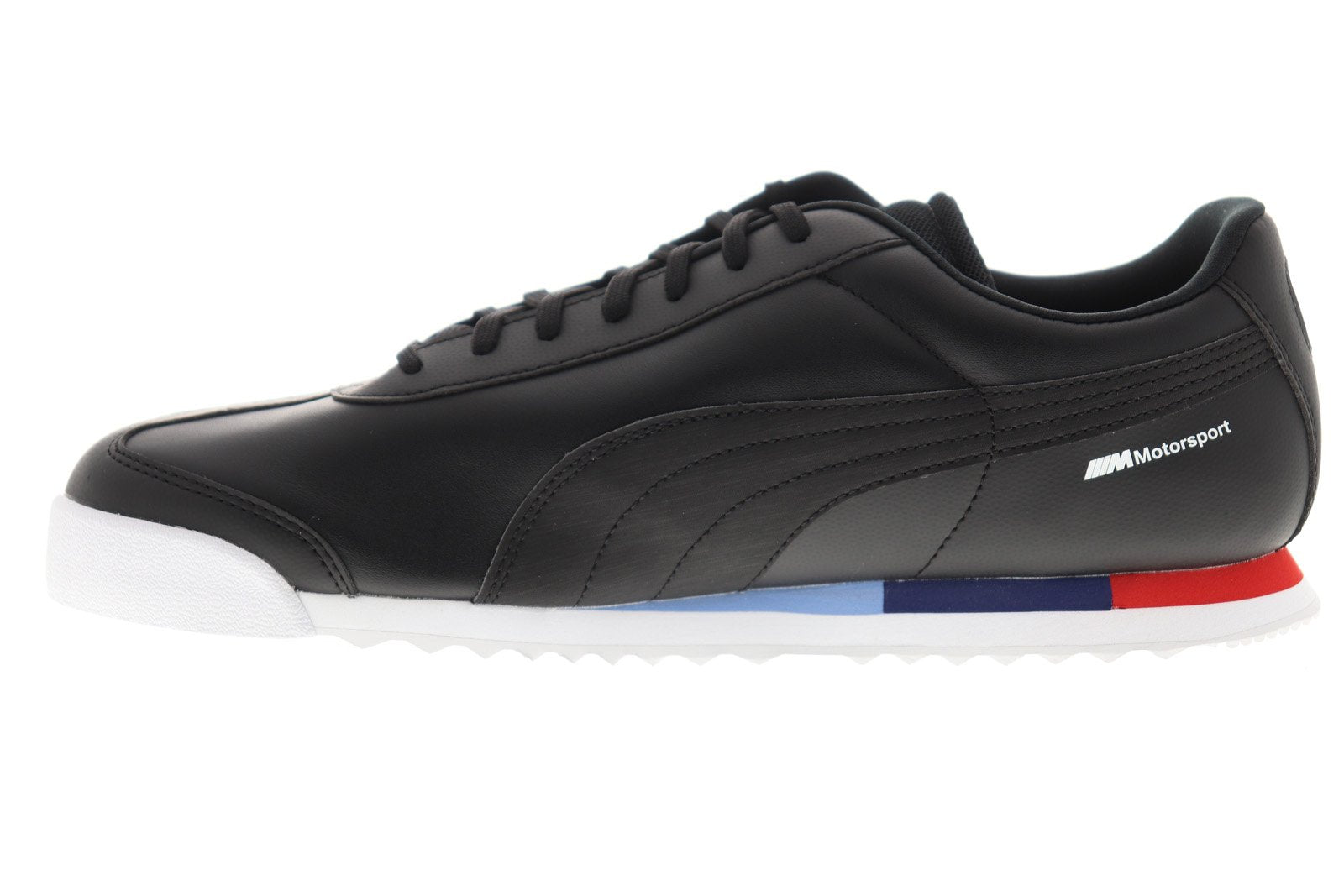 Puma BMW MMS Roma 30619503 Mens Black Leather Low Top Motorsport Sneak ...