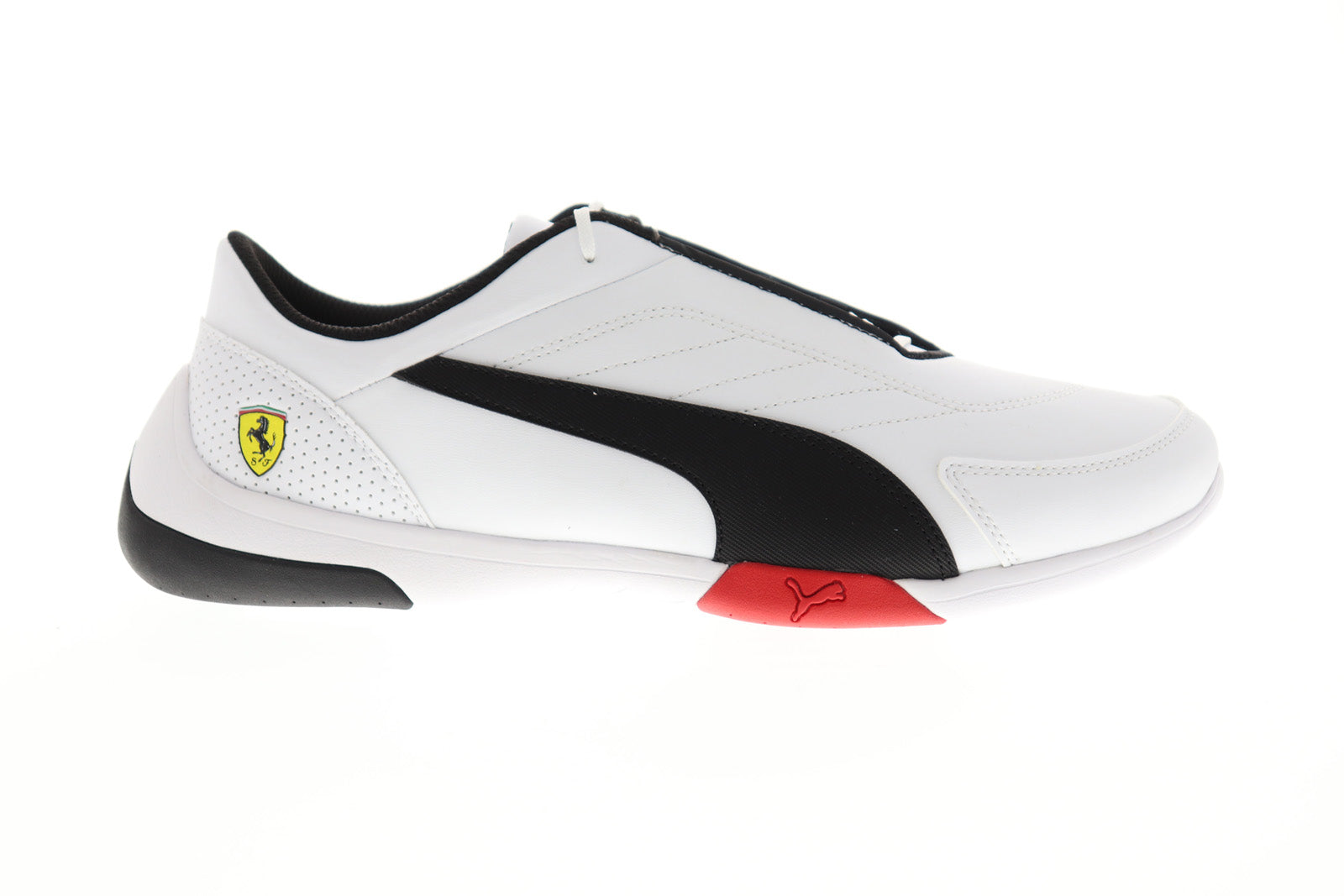 Puma Scuderia Ferrari Kart Cat III Mens White Motorsport Sneakers Shoe ...