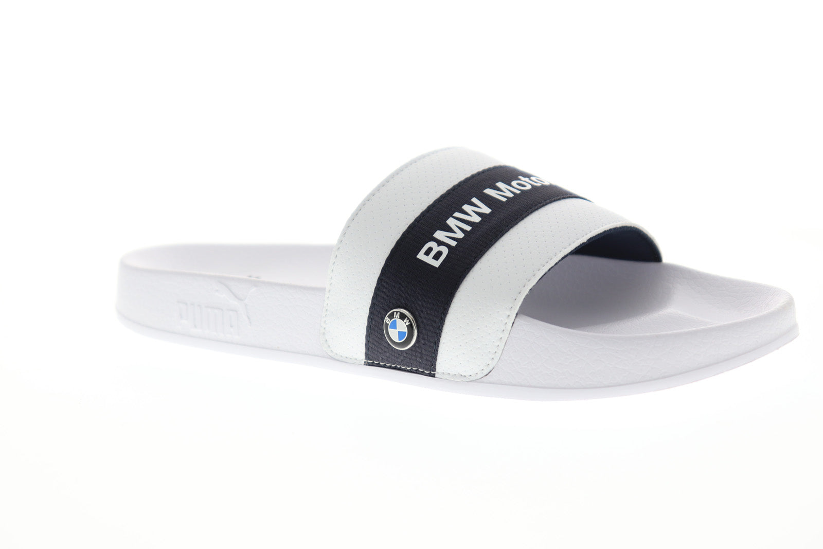 puma bmw slippers white