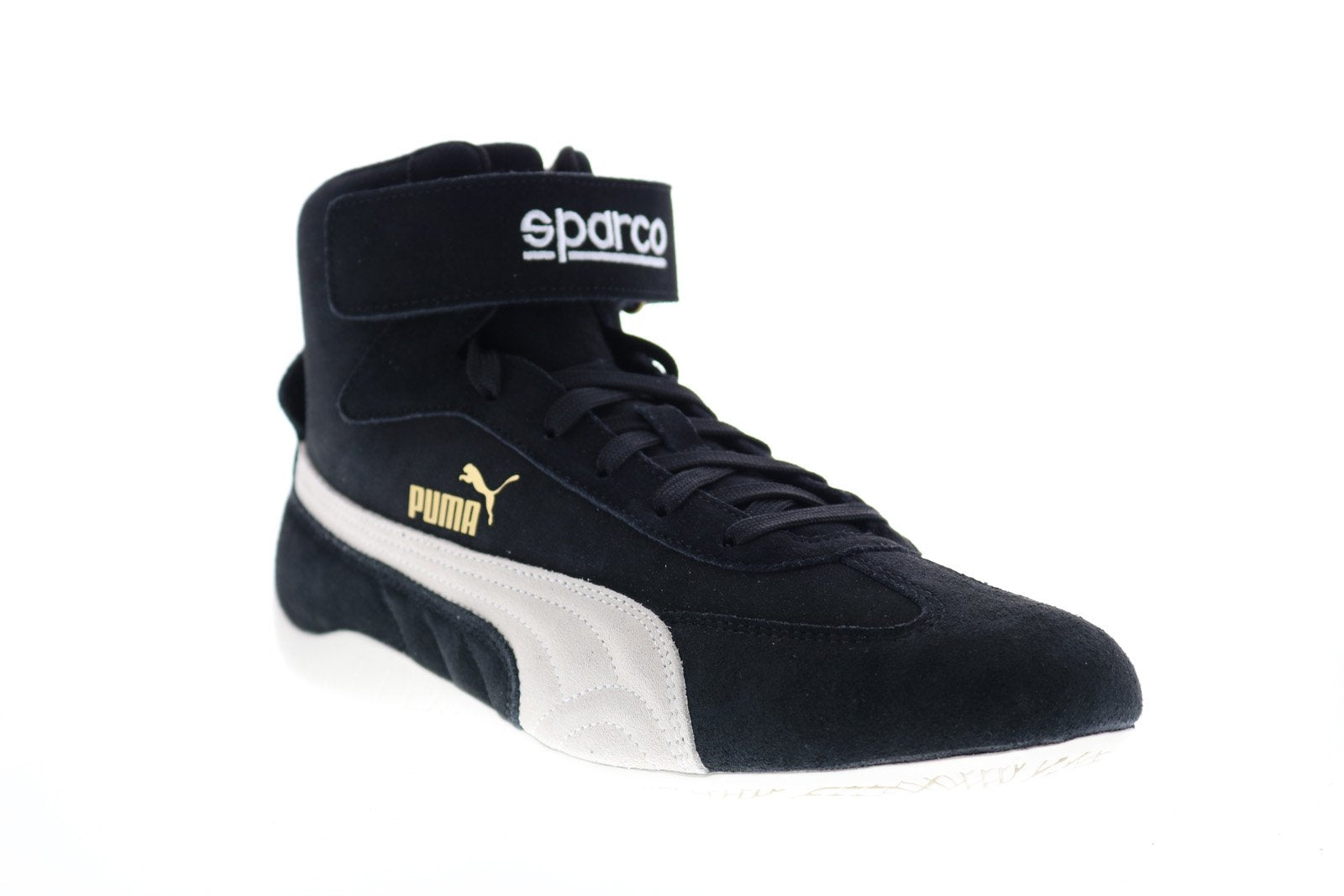 Puma Speedcat Mid Sparco 30660901 Mens Black Suede Lace Up Sneakers Mo ...