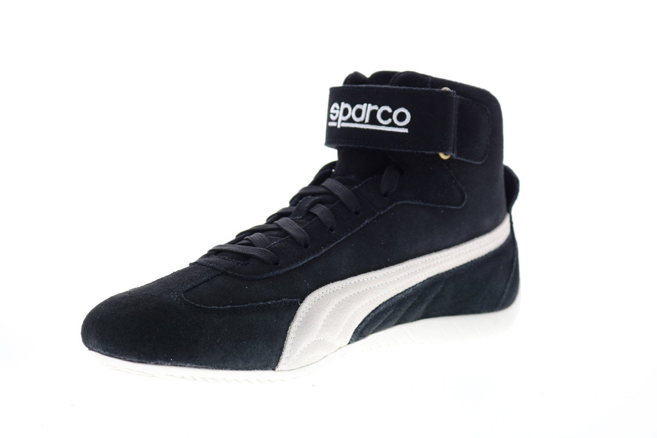 Puma Speedcat Mid Sparco 30660901 Mens Black Suede Lace Up Sneakers Mo ...