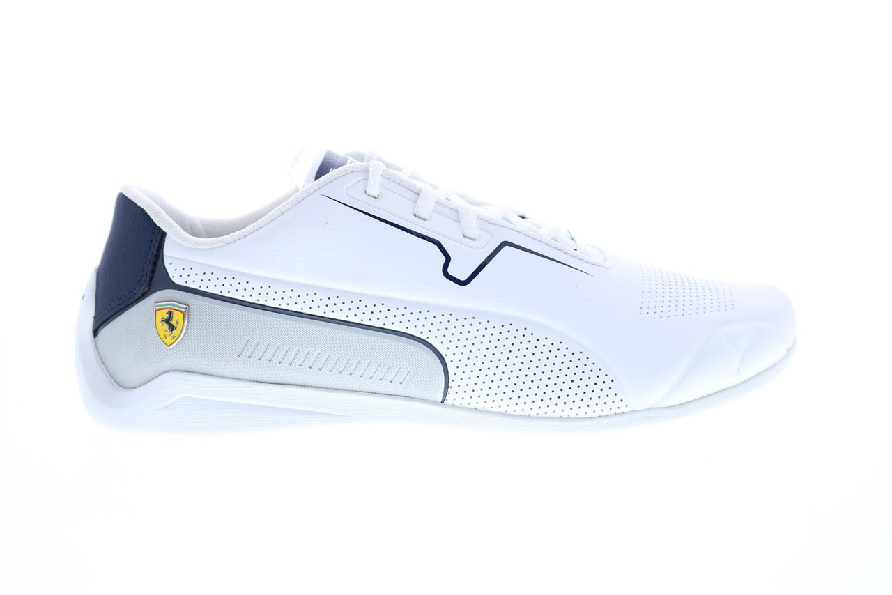 Puma Scuderia Ferrari Drift Cat 8 Mens White Motorsport Sneakers Shoes ...