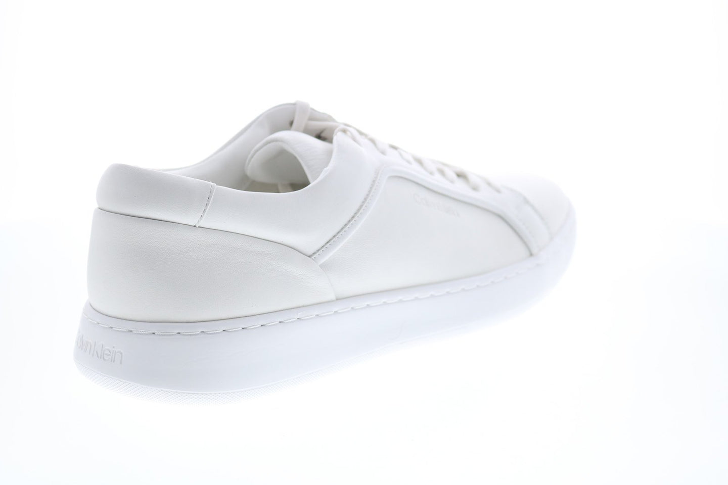 87 Sports Calvin klein white leather shoes for Mens