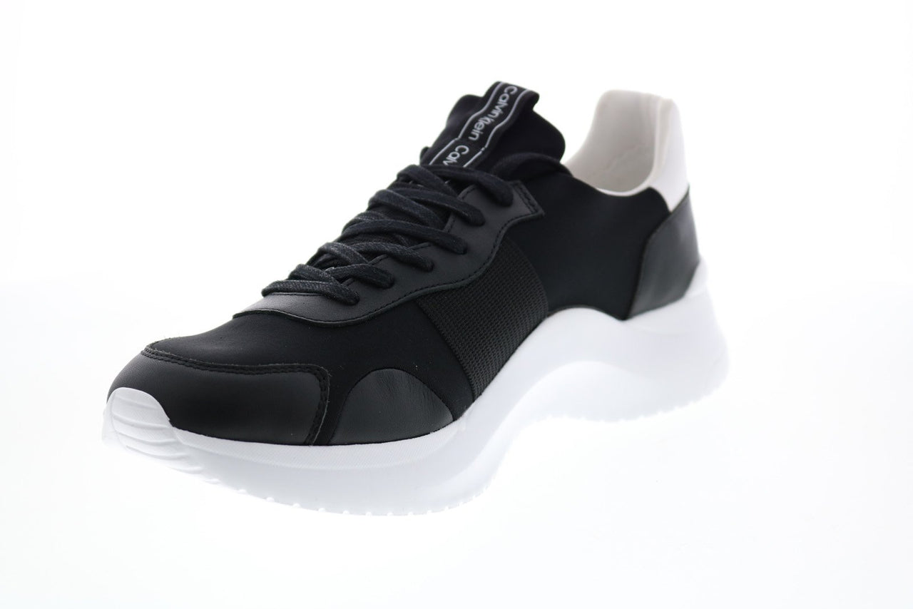 Calvin Klein Uzzle Nappa Smooth Calf 34F2052-BLK Mens Black Designer S ...