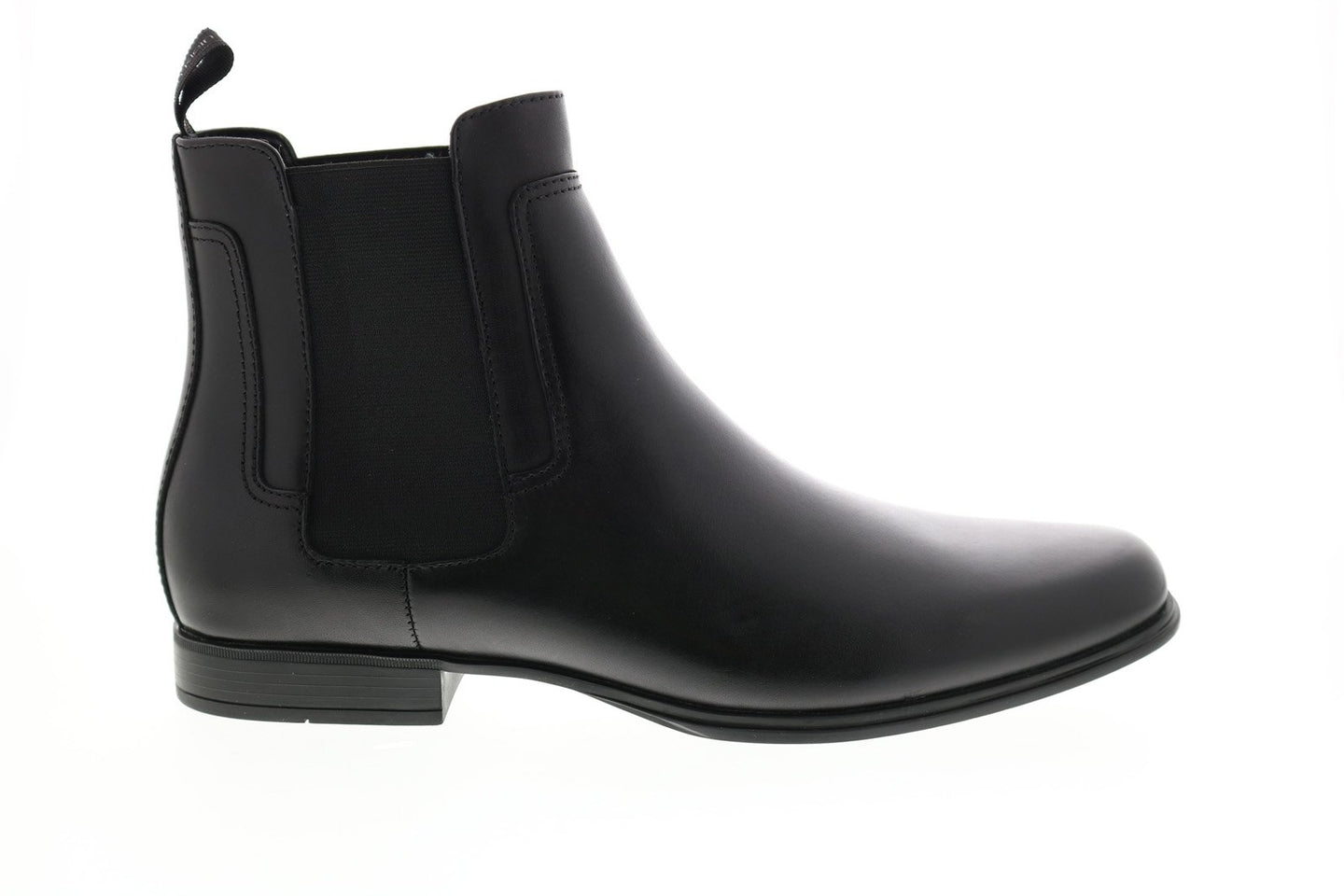 Calvin Klein Declan Crust Leather 34F2238-BLK Mens Black Slip On Chels ...