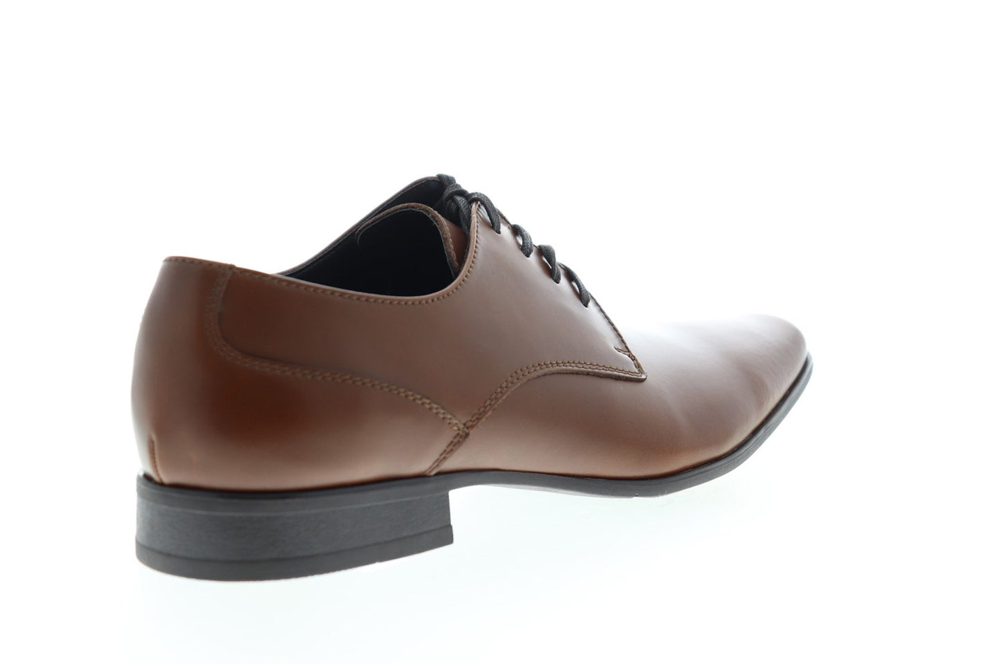 Calvin Klein Brodie 34F9016-ETW Mens Brown Leather Plain Toe Oxfords S ...