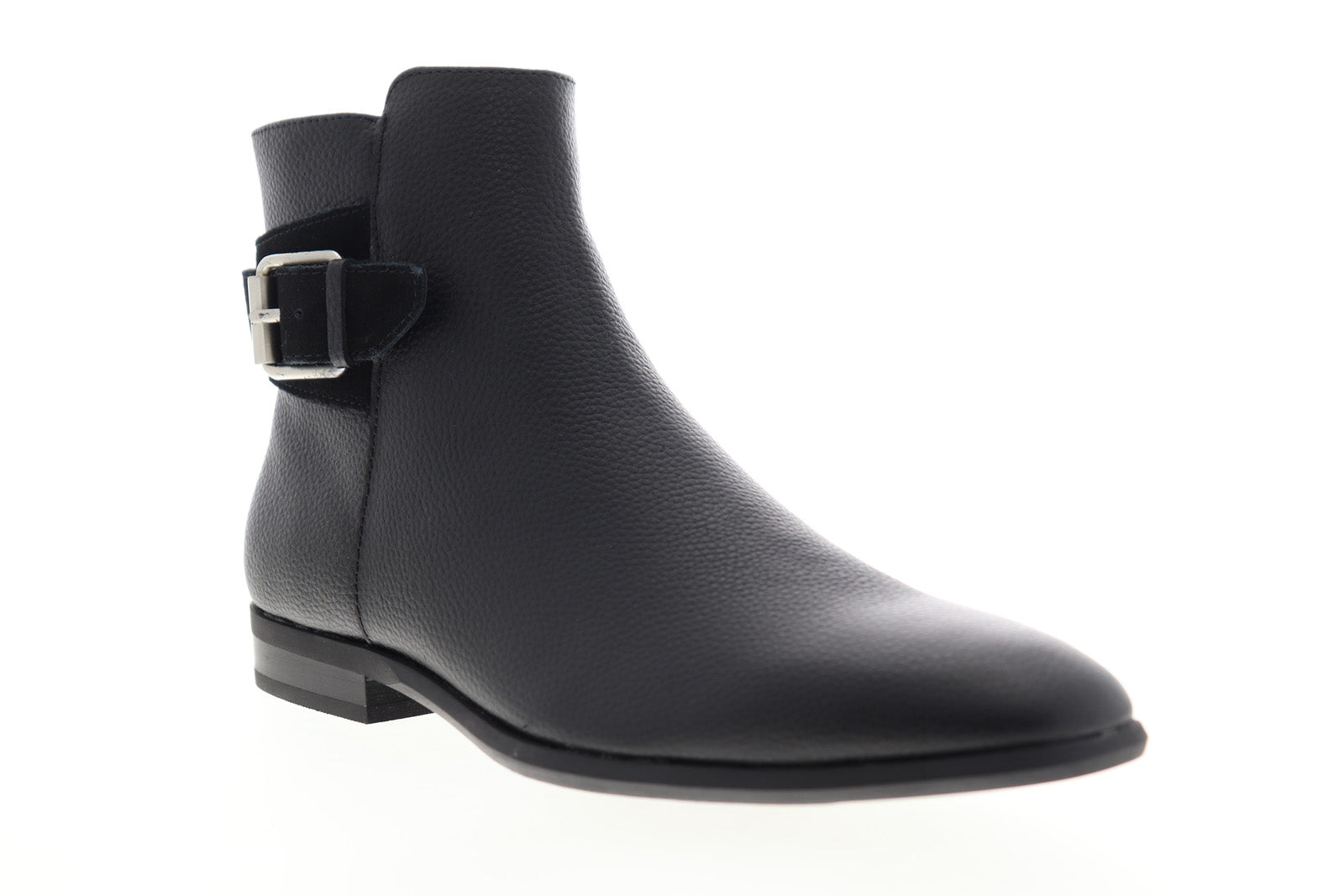 Calvin Klein Lorenzo Tumbled 34F0462-BLK Mens Black Leather Casual Dre -  Ruze Shoes