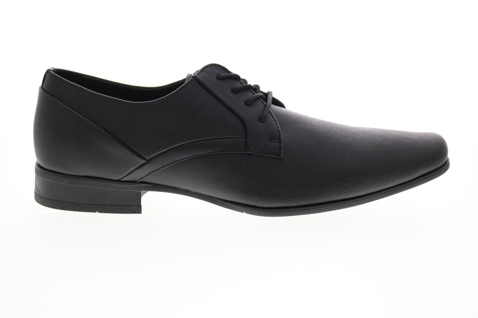 Calvin Klein Benton Saffiano 34F9381-BLK Mens Black Leather Oxfords & -  Ruze Shoes