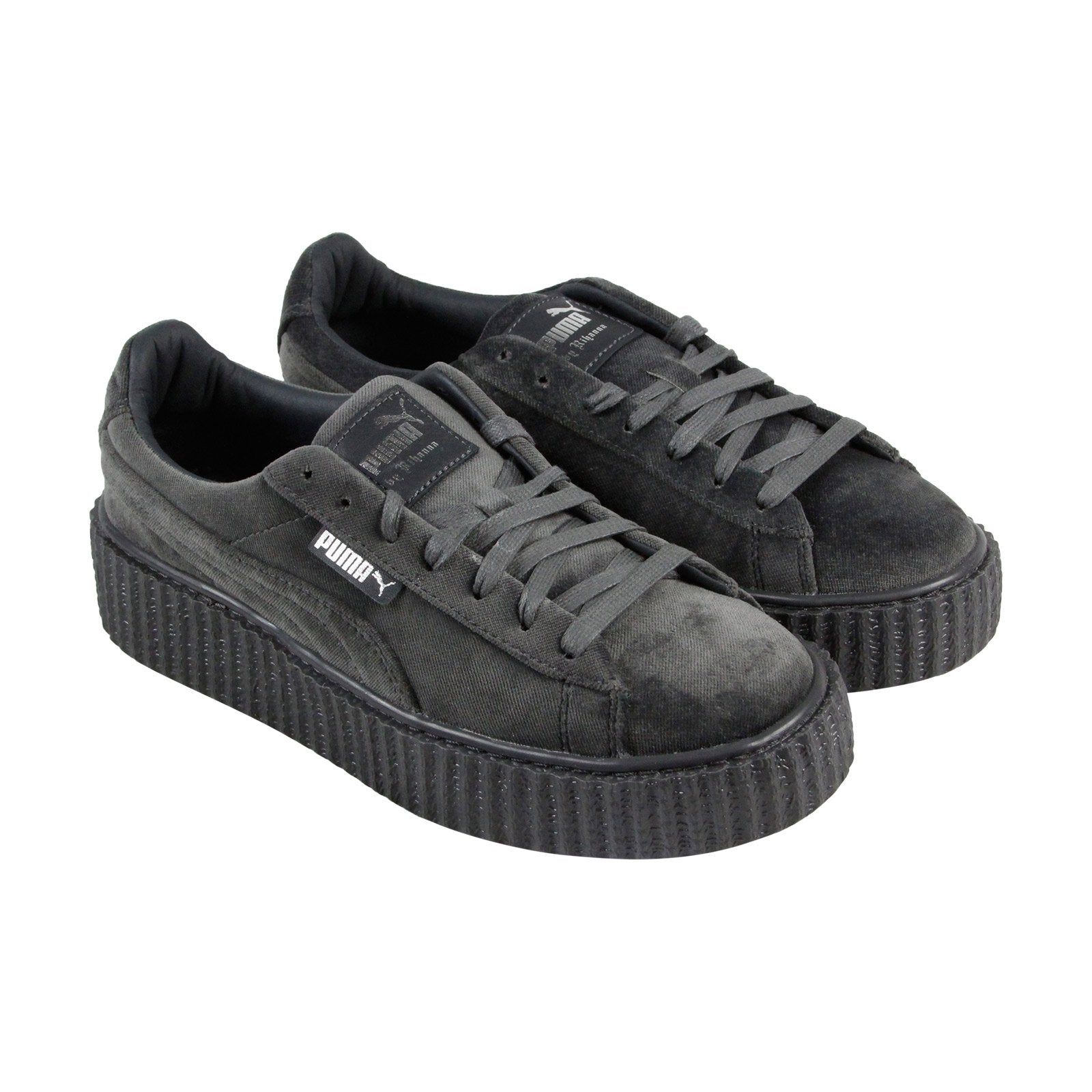 puma creepers velvet grey