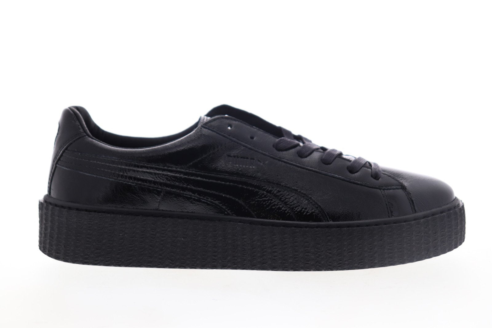 puma platform all black