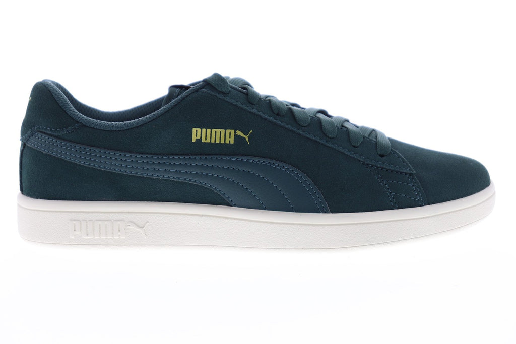 Puma Smash V2 36498926 Mens Green Suede Low Top Lace Up Lifestyle Snea ...