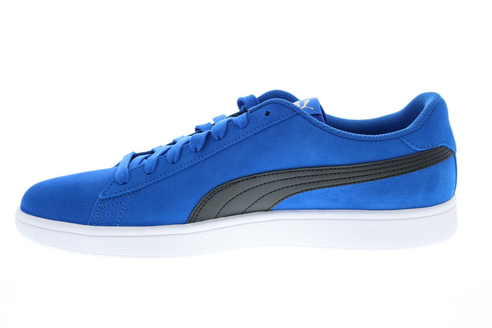 Puma Smash V2 36498944 Mens Blue Suede Lace Up Lifestyle Sneakers Shoe ...