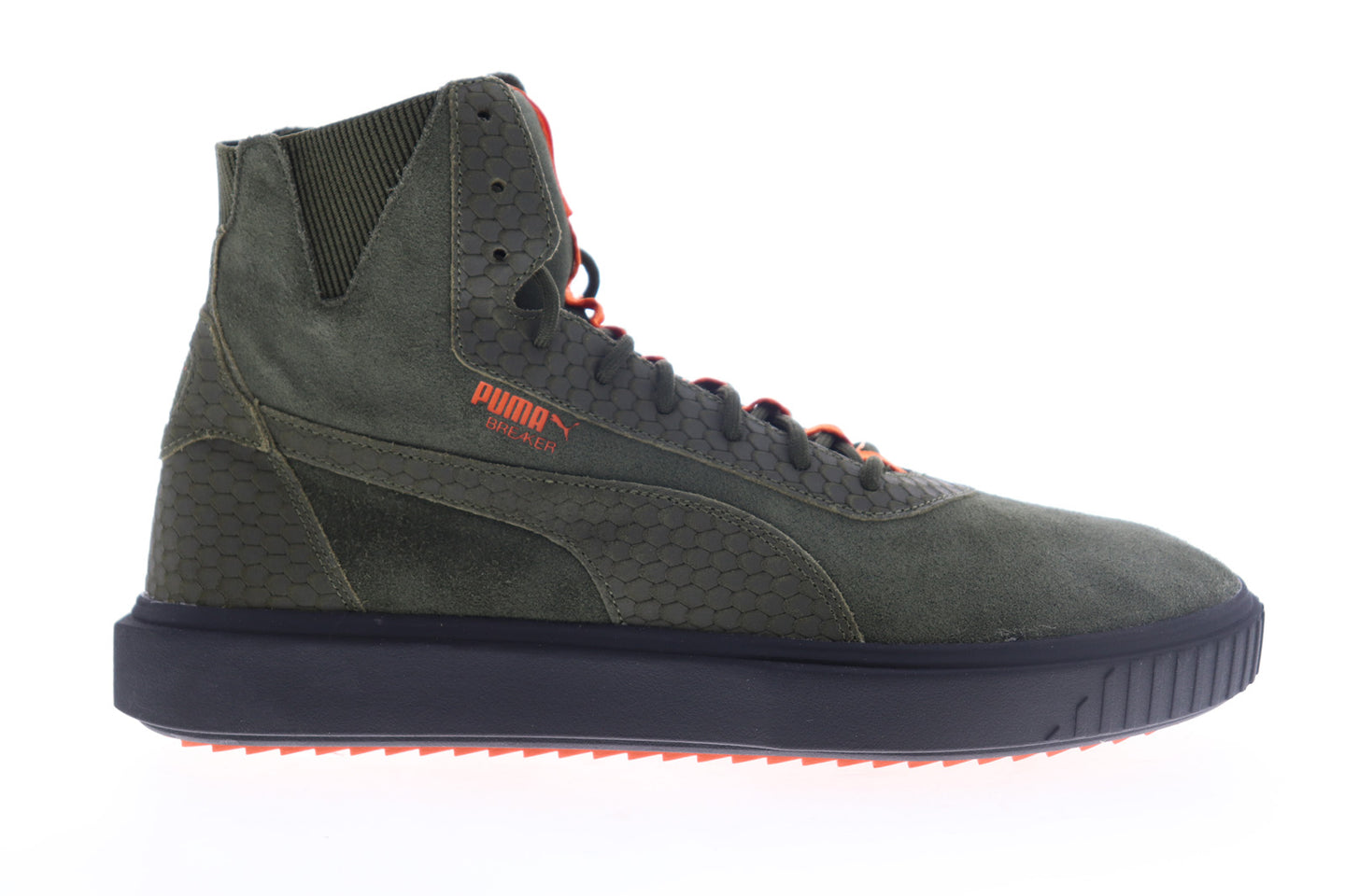 Puma Breaker Hi FOF 36771401 Mens Green Suede High Top Lifestyle Sneak ...