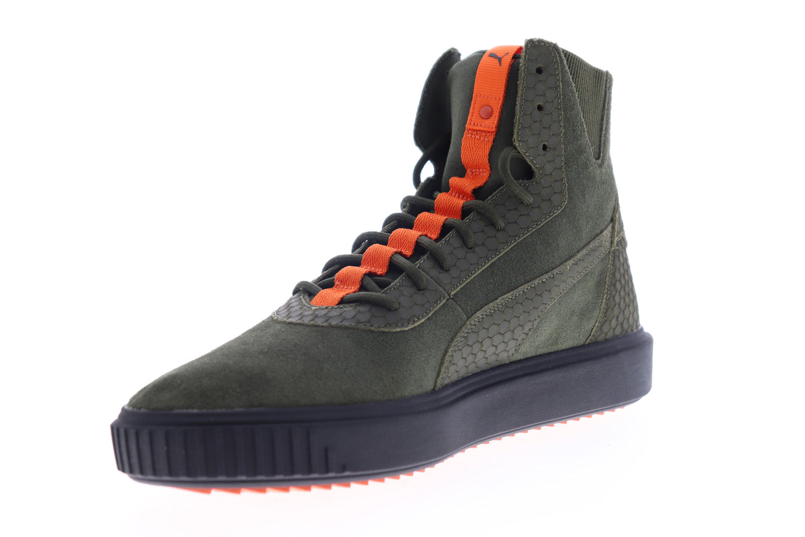 Puma Breaker Hi FOF 36771401 Mens Green Suede High Top Lifestyle Sneak ...