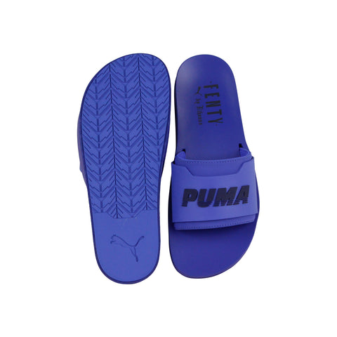 blue fenty puma slides